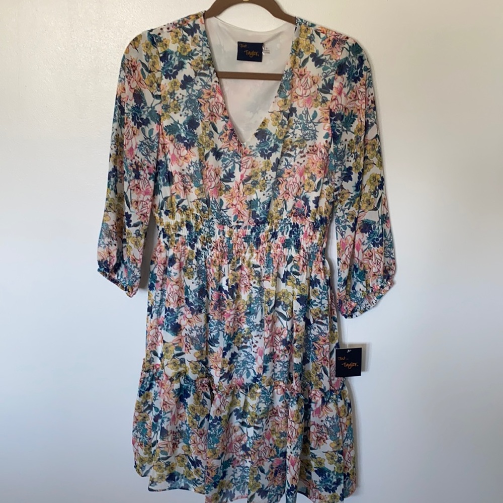Just Taylor Floral dress